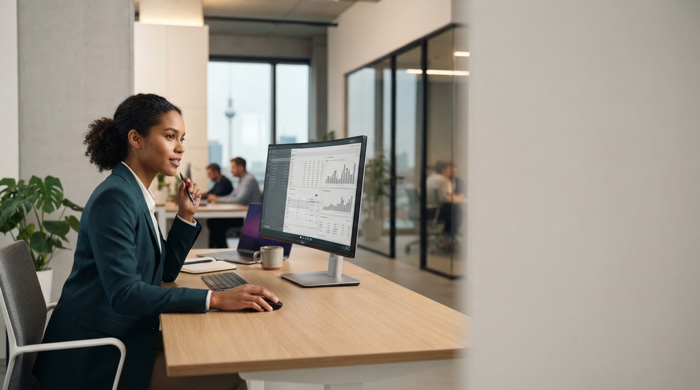 Nextgen Kapital Dashboard mit stabiler Datenkurve und Sicherheitssymbol